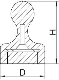 Pin Magnets D12 19 29 Structure