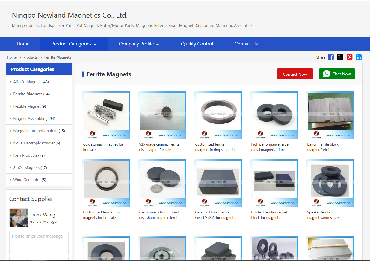 ceramic ferrite magnets